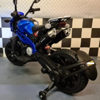 MOTO INFANTIL GROM SUPERBIKE 12V AZUL, 3 a 6 años,   INDA243-c4ks01
